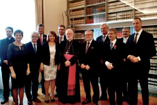 Mons.Gallagher s delegací