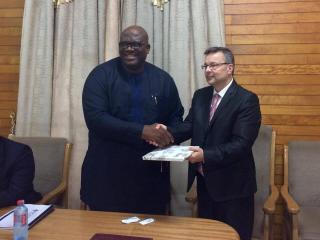 Deputy Minister Tlapa with the Deputy Minister of Interior of Ghana 