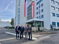 Návštěva velvyslance ve společnosti Stadler