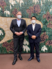 Velvyslanec p. Martin Tomčo a guvernér prefektury Aichi p. Hideaki Ohmura. / Ambassador Martin Tomčo and Governor of Aichi Prefecture Mr. Hideaki Ohmura.