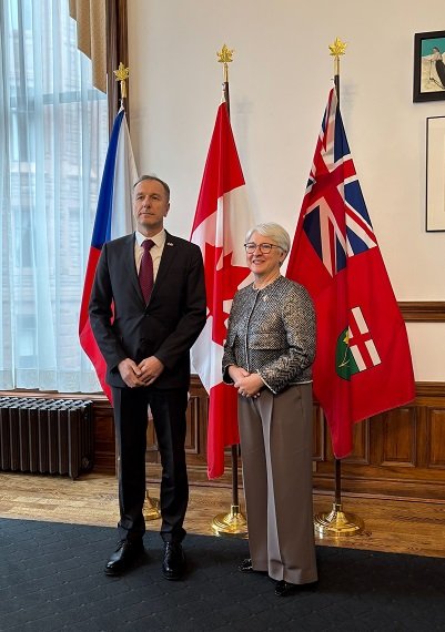 Meeting of the Czech Consul General with Lieutenant Governor of Ontario