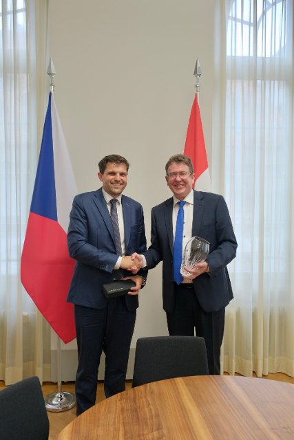 Ministr ČR Petr Hladík a spolkový ministr Albert Rösti