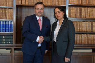 Deputy Minister Tlapa received Ambassador of Tunisia Souiden