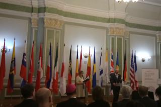 Připomenutí památky diplomatů bojujících proti holokaustu