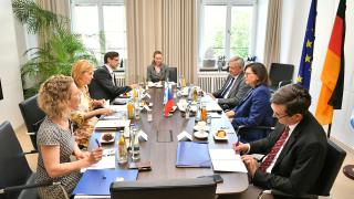 Treffen von GK Červenková und Landtagspräsidentin Aigner
