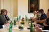 Ministr Lipavský v Praze přivítal ministryni zahraničních věcí Lotyšska Baibu Braže / Minister Lipavský Welcomed Latvian Foreign Minister Baiba Braže in Prague