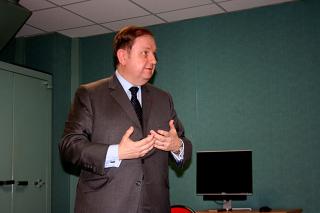 Monsieur Jean-Michel Berlemont, adjoint au maire de la ville de Nancy, Semaines des cultures tchèque et tchécoslovaque.
