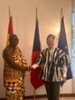 Velvyslanec Bílek přivítal nejvyššího náčelníka Togbegu Gbedegbleme Akpatsu II na Velvyslanectví České republiky/Ambassador Bílek Welcomed Paramount Chief Togbega Gbedegbleme Akpatsa II at the Czech Embassy