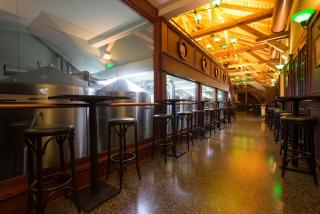 Microbrewery in the restaurant