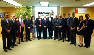  At the Sunway University in Kuala Lumpur