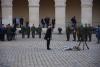 Cérémonie à l’Hôtel national des Invalides / Ceremonie na čestném nádvoří pařížské Invalidovny.