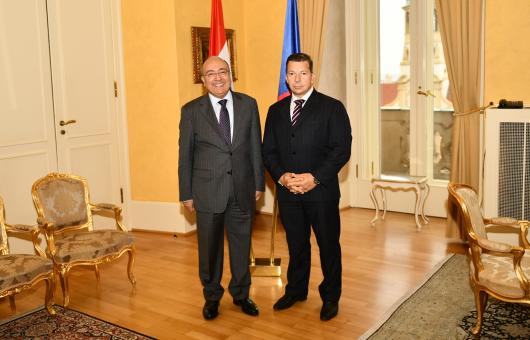 State Secretary Stašek received Egyptian Ambassador Salaheldin.