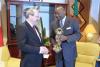 Cameroon's Foreign Minister Pierre Moukoko Mbonio
