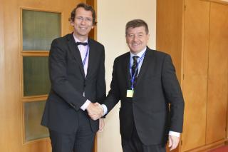 Náměstek Petr Drulák v Ženevě