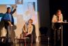 Vorstellung des Buches Lob des Opportunismus_von links_ Marek Toman_Martin Krafl und Wolfram Schneider Lastin