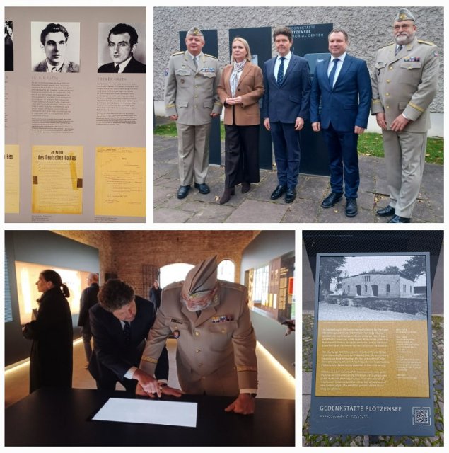 Ministerin Černochová in Plötzensee