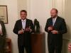 Swedish - Czech Defence Industry Day: recepce na velvyslanectví - náměstek Kuchta s velvyslancem Šitlerem / reception at the Embassy - Deputy Minister Kuchta with Ambassador Šitler