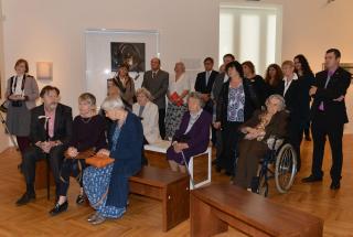 Guests of the ceremony in the Lidice Gallery on 21 September 2017 