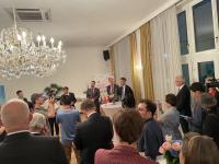 Representatives of the embassies of Austria, Slovakia and the Czech Republic in Beijing met on the occasion of the celebration of the Austrian presidency of the Slavkov format