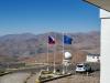 Česká vlajka na observatoři La Silla/Bandera checa en observatorio La Silla