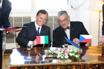 Karel Schwarzenberg a Franco Frattini