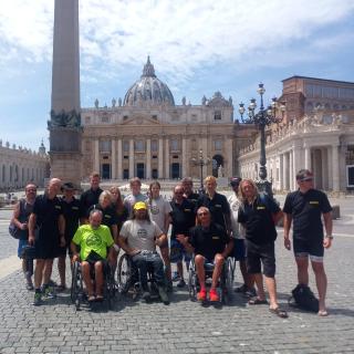 ciclopellegrinaggio in Vaticano 