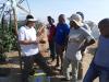 Field visit and discussion with plant egg production