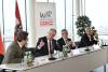 Harald Mahrer, Miloš Zeman, Alexander Van der Bellen a Vladimír Dlouhý