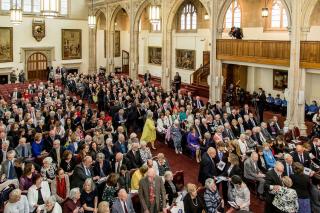 Audience in Guildhall