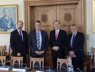 Meeting with the Mayor of Sønderborg Erik Lauritzen