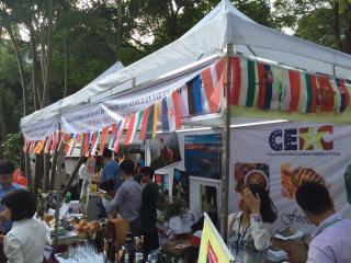 Stánek CEEC na Food Festival Hanoi