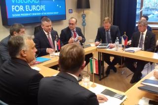 V4-Treffen vor dem informellen EU-Summit