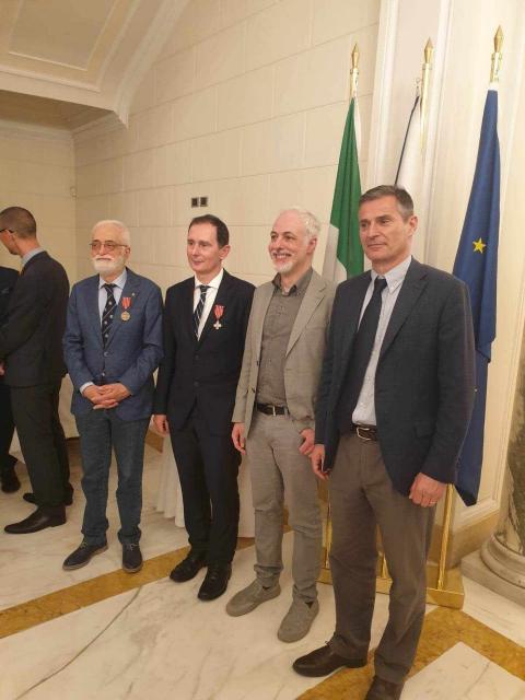 Řečnící Enzo Ciaraffa, Jozef Špánik, Alessandro Volpato, Francesco Caccamo 