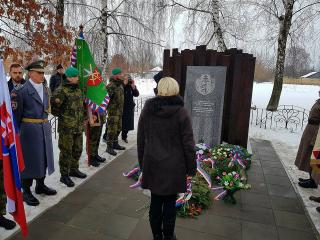 Připomínka bojů u Sokolova a Bachmače za účasti ministryně obrany Karly Šlechtové