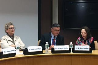 Ambassador Chatardova during persons with disabilities event