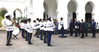 Ceremonial welcome of the Ambassador