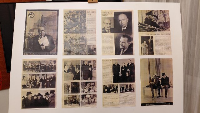 Conferenza del Professor Leoncini di Jan Masaryk ed Edvard Beneš