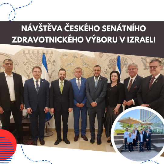 Návštěva českého senátního zdravotního výboru v Izraeli