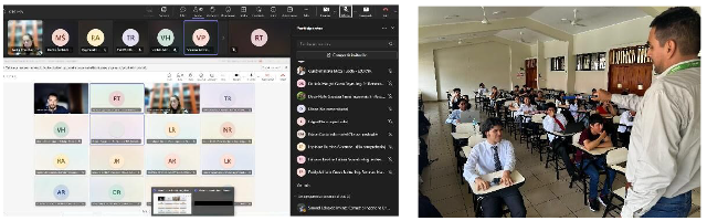 1. Capacitación virtual sobre dendrocronología a cargo de Martin Šenfeldr. 2. Réplica del uso de los barrenos Haglöf por parte del Dr. Ronald Puerta.