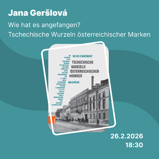 Einladung zur Buchpräsentation von Jana Geršlová