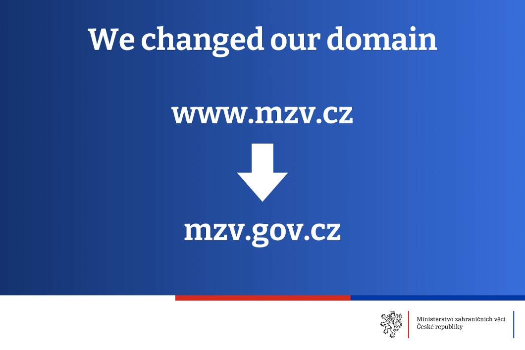 Transfer of Websites and Emails of the Ministry of Foreign Affairs and All Embassies under the Domain mzv.gov.cz