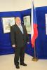 Ambassador Pavel Mikeš at the Czech section of the exhibition.