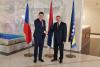 Ministr Petříček s entitním premiérem RS R. Viškovićem