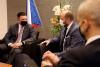 Návštěva velvyslance ČR T. Tuhého u ministra obrany SR J. Nadě