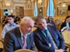 Velvyslanec Rudolf Jindrák ve společnosti ředitele Mezinárodního Visegrádského fondu Petra Mareše