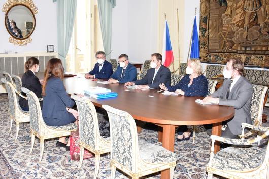 Deputy Minister Tlapa Received Head of UNHCR Office and IOM Office in Czechia