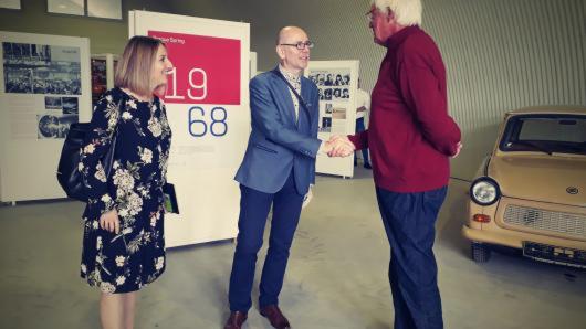 Udstilling af  Foråret i Prag "1968" på Koldkrigsmuseum Langelandsfort