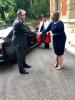 Wellcome of the czech Ambassador by a Member of Protocol Section