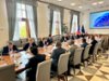 Mosambická delegace na jednání v prostorách Ministerstva dopravy ČR