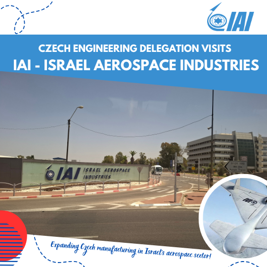 Czech Engineering Delegation Visits Israel Aerospace Industries